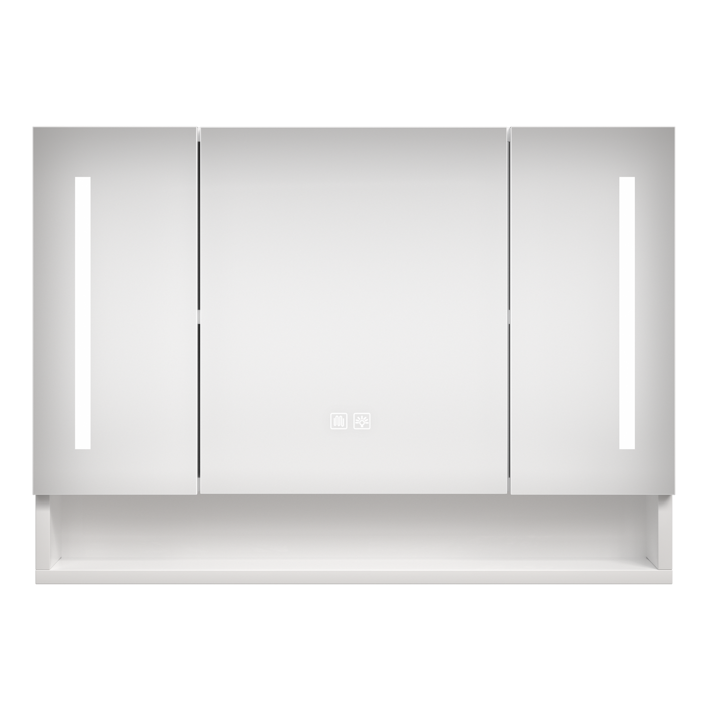 Modern 39x28 Inch Bathroom Medicine Cabinet with LED Lights
