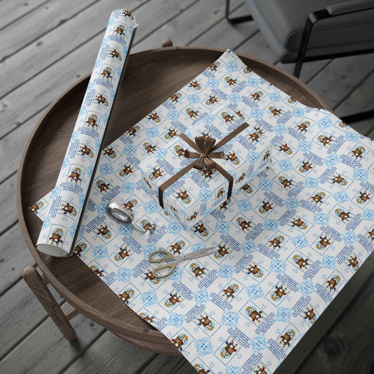 Papier Cadeau de la Conférence de Presse de Frosty