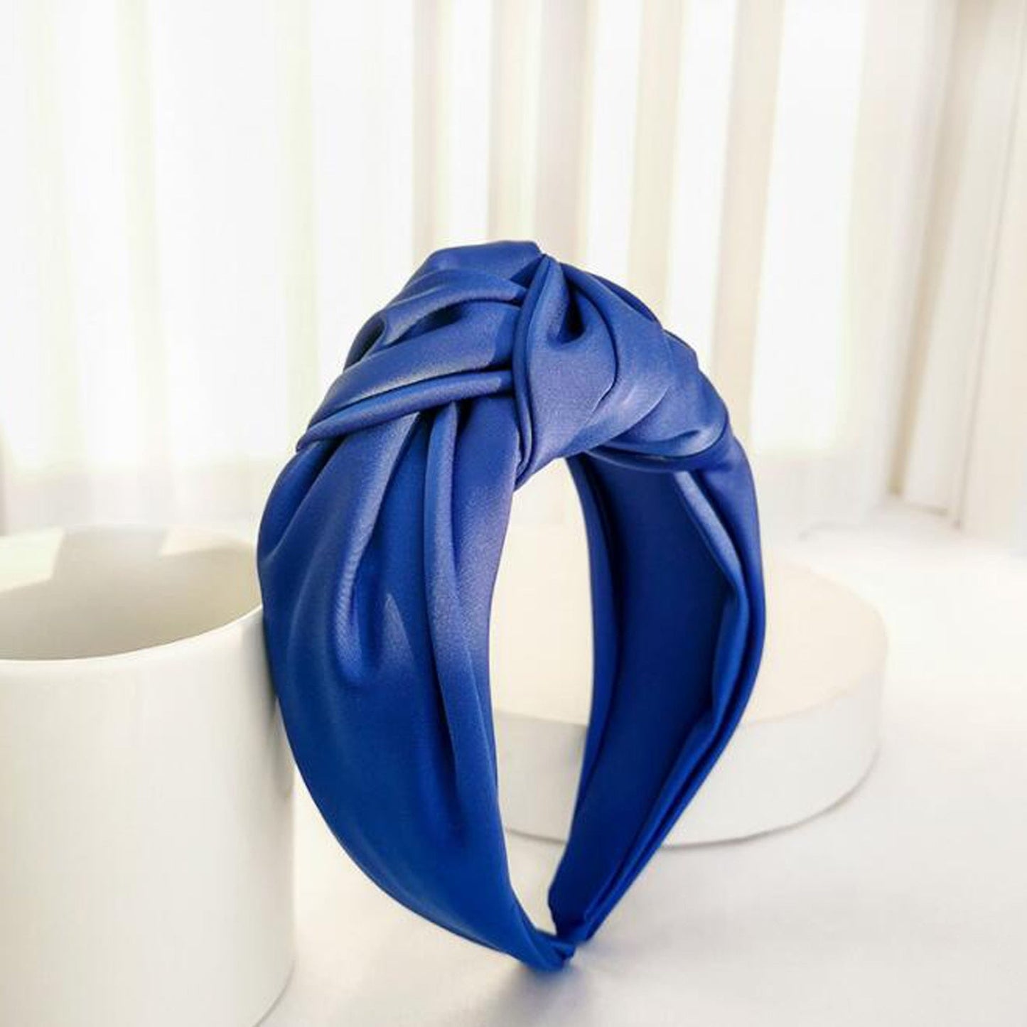 Premium Solid Color Wide Headband for Women