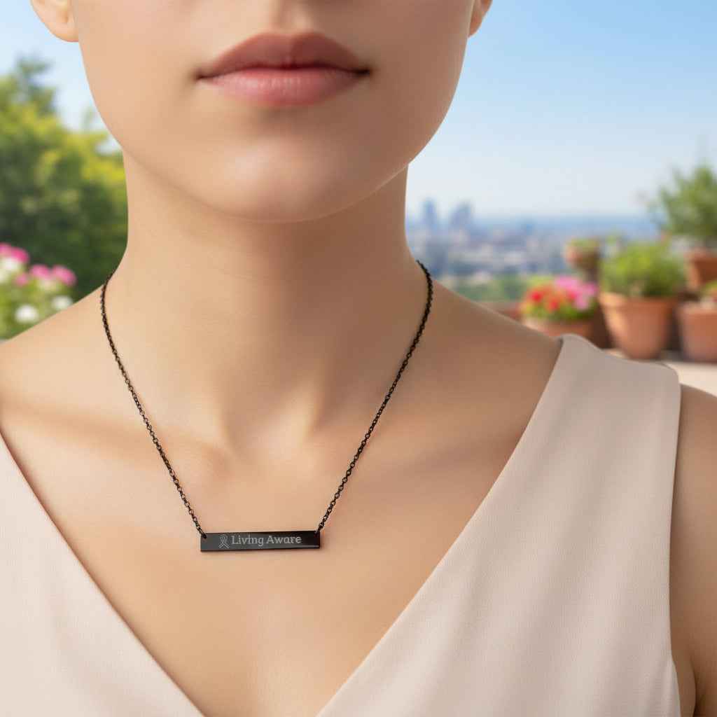 Collar Bar Living Aware – Joyería Minimalista
