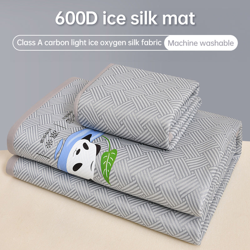 600D Carbon Fiber Summer Mat, Natural Ice Vine Cooling Mat, Can, Naked-sleep Cool Mattress, Pillowcase - Korvel