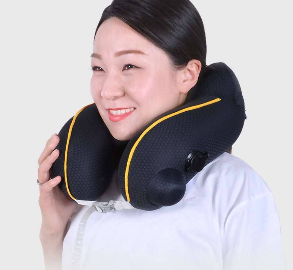 Inflatable U-Pillow Travel Pillow