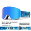 Cover Ski Glasses Winter Outdoor Sports Goggles Double Layer Anti Fog Single Double Plate Snow Goggles - Korvel