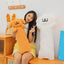 Line Dog Long Pillow Doll Line Dog Plush Toy Line Dog Doll - Korvel