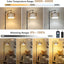 Arc Floor Lamp with Remote Control and Dimmable Bulb