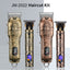 All Metal Hair Clipper Retro Oil Head Carving Scissors Machine Set USB Charging Electric Hair Clipper - Korvel