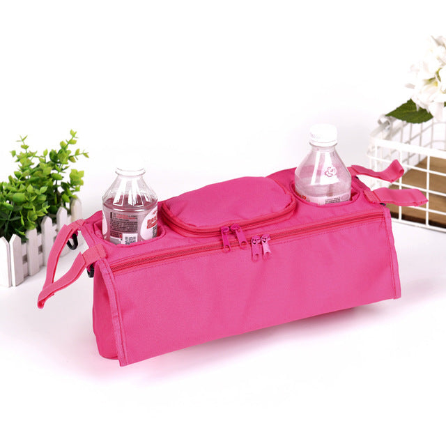 Baby Stroller Organizer Baby Prams Carriage Bottle Cup Holder Bag for Pram Buggy Baby Stroller Accessories Wheelchair Bag - Korvel