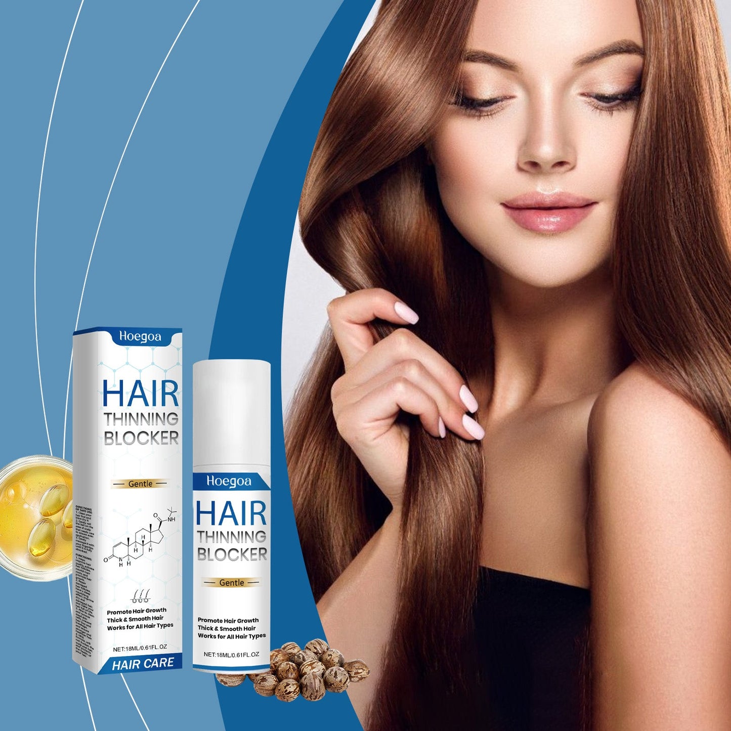 Hair Ball Essence Strengthens Fragile Hair, Repairs And Nourishes Hair And Scalp Care Ball Essence - Korvel