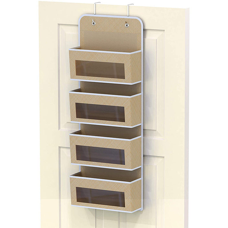 5-Shelf Hanging Storage Organizer with Anti-Tilt Design