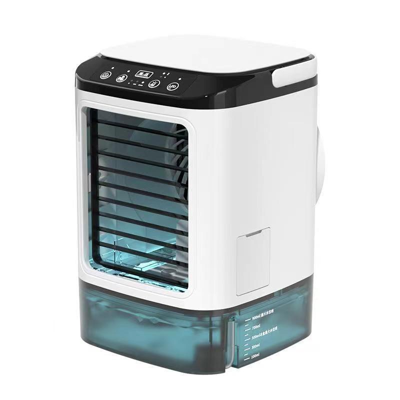 3-speed Portable Mini Air Cooler (900ML Tank) - Fan & Humidifier. For bedroom/office. - Korvel