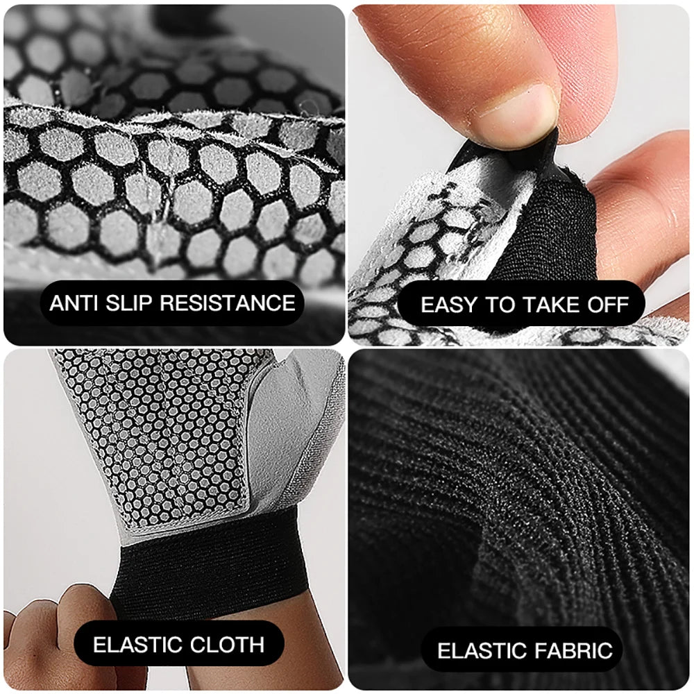 Gants de musculation premium pour hommes et femmes - Design anti-glisse