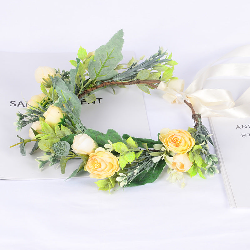 Couronne de Fleurs Élégante pour Femmes