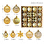 Christmas decoration 6cm electroplated ball plastic ball special-shaped painted Christmas ball gift Christmas tree pendant - Korvel