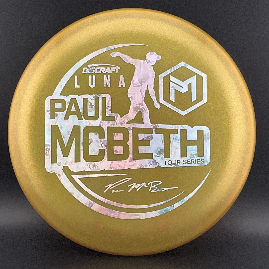 Metallic Z Luna - Gold 2021 Paul McBeth TS Disc Golf Putter