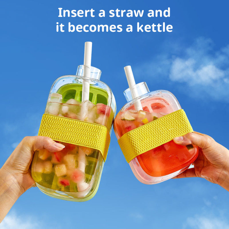 Ice - covered tray; freezer - overflow prevention ice tray - Korvel