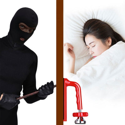Portable Door Closer Jammer Lockdown Lock-Security Device For Travel Hotel Door - Korvel