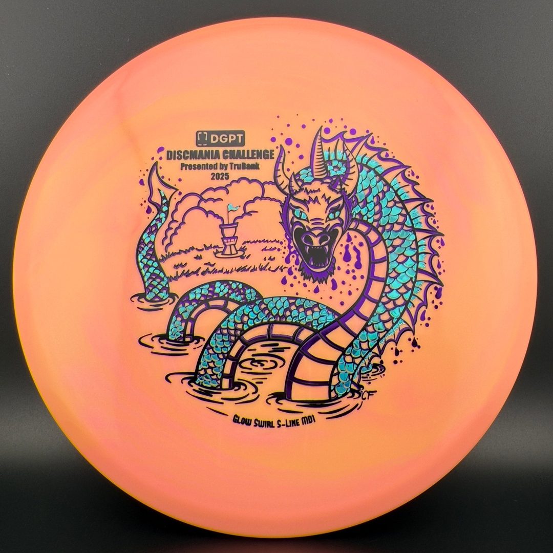 Glow Swirl S-Line MD1 - Disque Exclusif du Défi Discmania