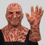 Freddy Full Face Horror Mask for Halloween Parties