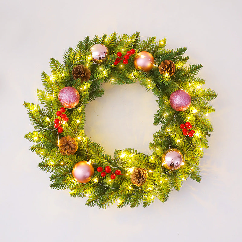 Corona de Navidad de Ratan Elegante - Disponibles en Múltiples Tamaños