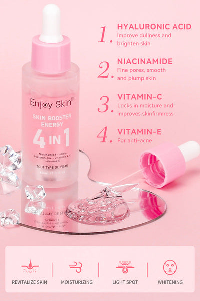 4 In 1 Hyaluronic Acid Serum Anti Aging Niacinamide Serum Facial products - Korvel