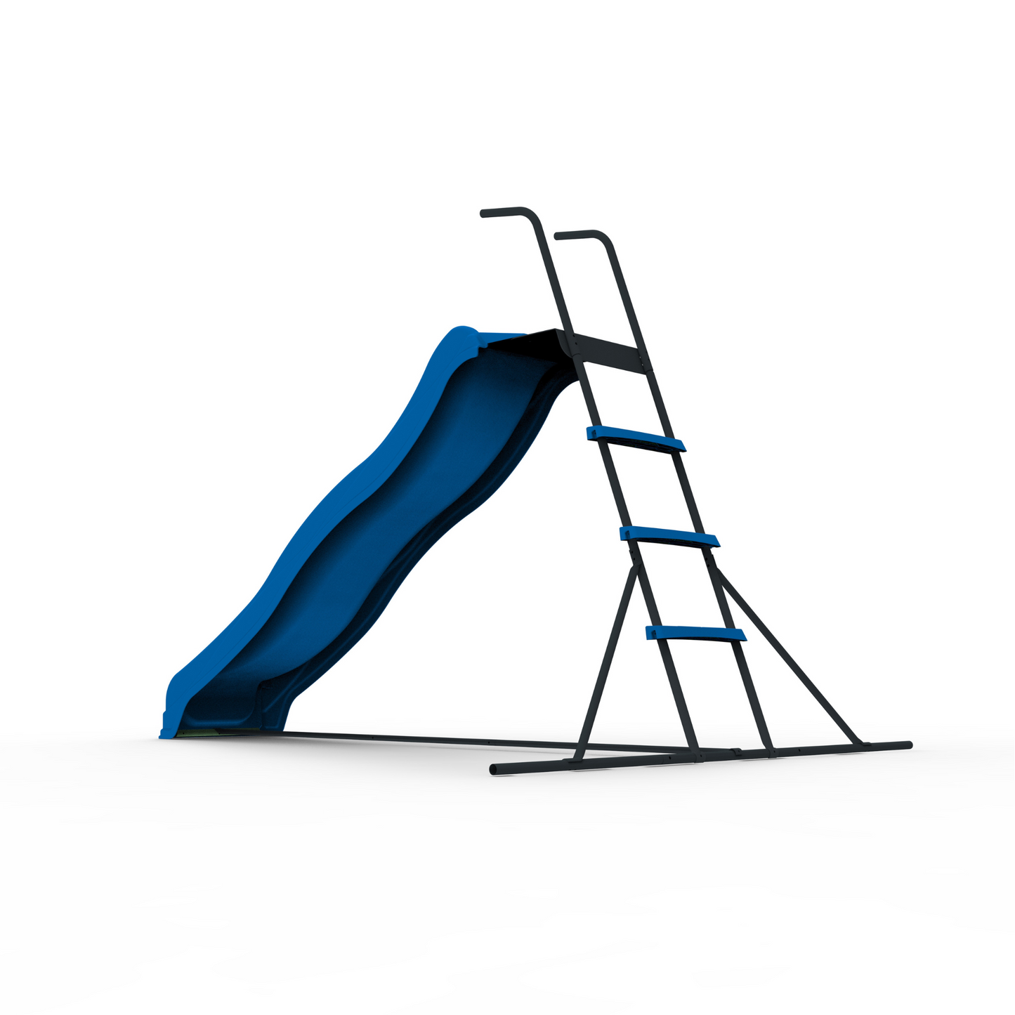 XSL003 2.2M kids plastic slide indoor Freestanding playground equipment children plastic slide kids indoor slide blue - Korvel