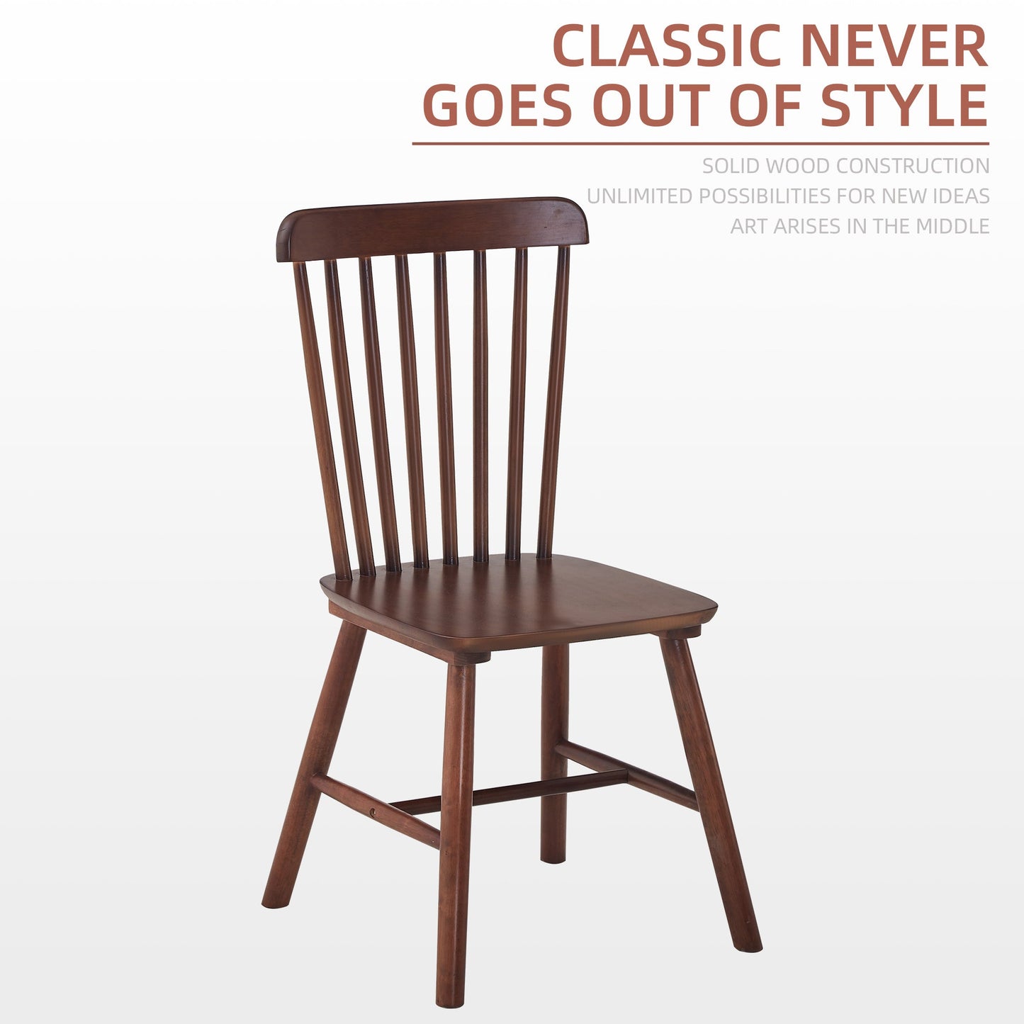 Sillas de Comedor de Nogal Elegantes - Juego de 4