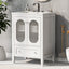 Meuble de salle de bain blanc de 24" avec lavabo et rangement