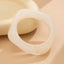 Vintage Irregular Dyeing Bracelet Round Wide Face Acrylic Bracelet for Women - Korvel