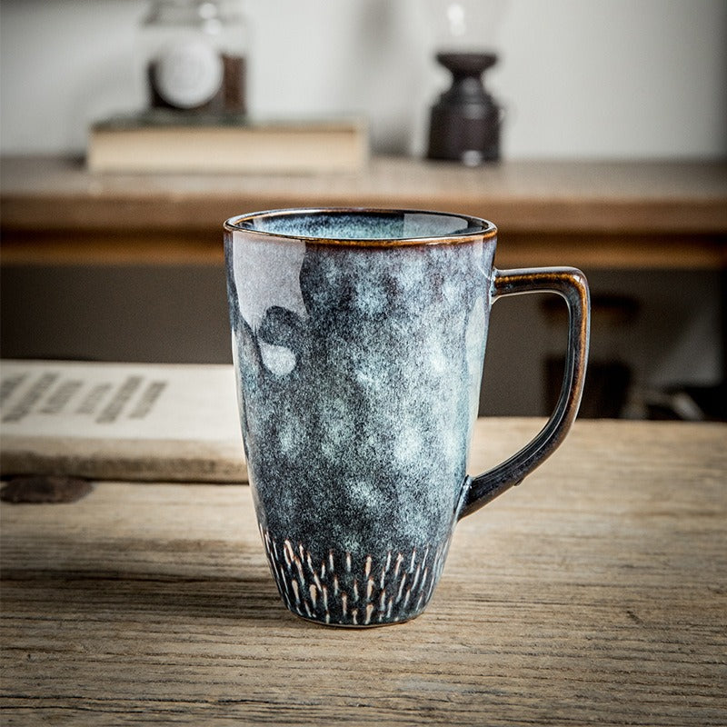 Elegant White Porcelain Coffee Mug