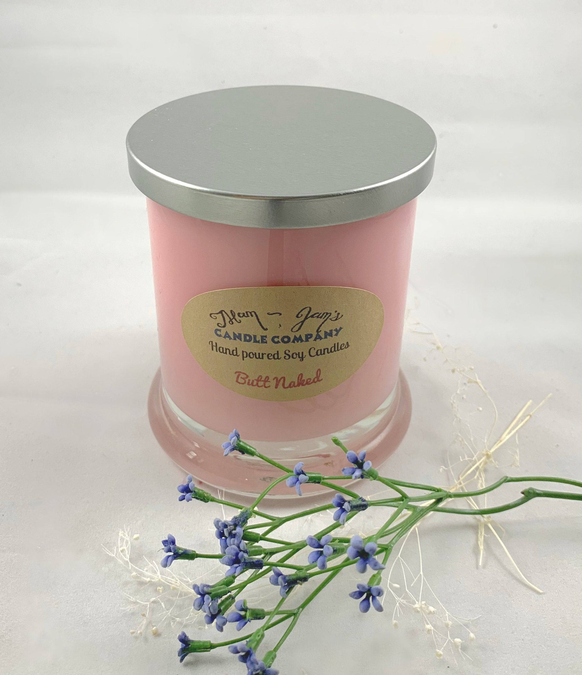 Butt Naked Soy Candle – Tropical & Fruity Scent | Mam Jam’s - Korvel