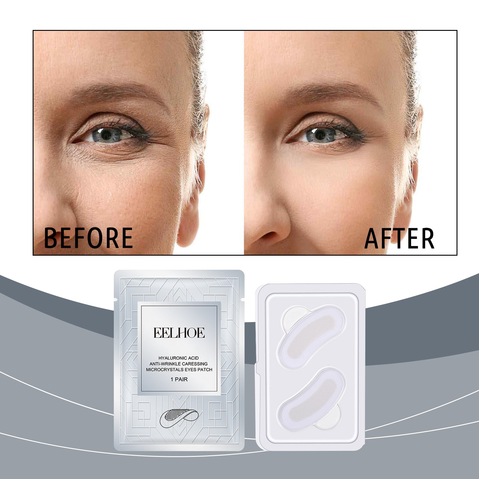 Anti-Wrinkle Eye Mask, Lightening Eye Lines, Moisturizing And Firming Eye Mask - Korvel