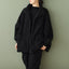 Manteau enveloppant en lambswool décontracté grande taille pour femmes