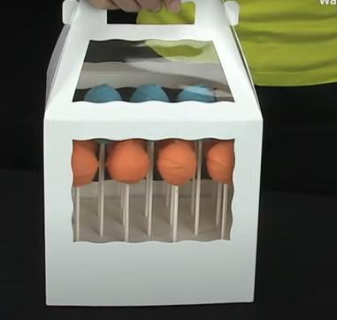 Cake Pop Boxes - White Lrg - set - Korvel