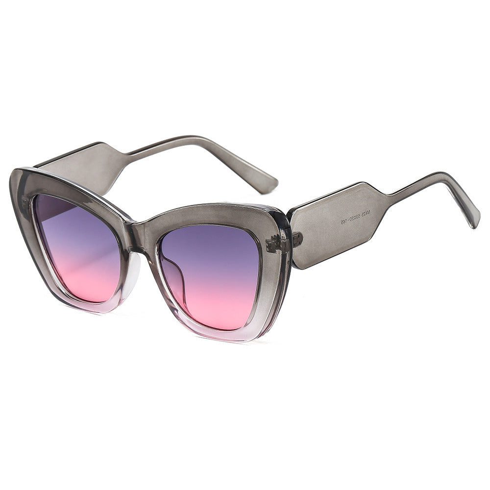 Lunettes de soleil élégantes à couleurs contrastées pour toutes les occasions