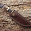 Artisan Crafted 1095 Steel Hunting Knife with Antler & Exotic Wood Handle – 11" | KBS Knives - Korvel
