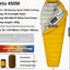 Sac de couchage en duvet ultra léger premium pour aventures en plein air