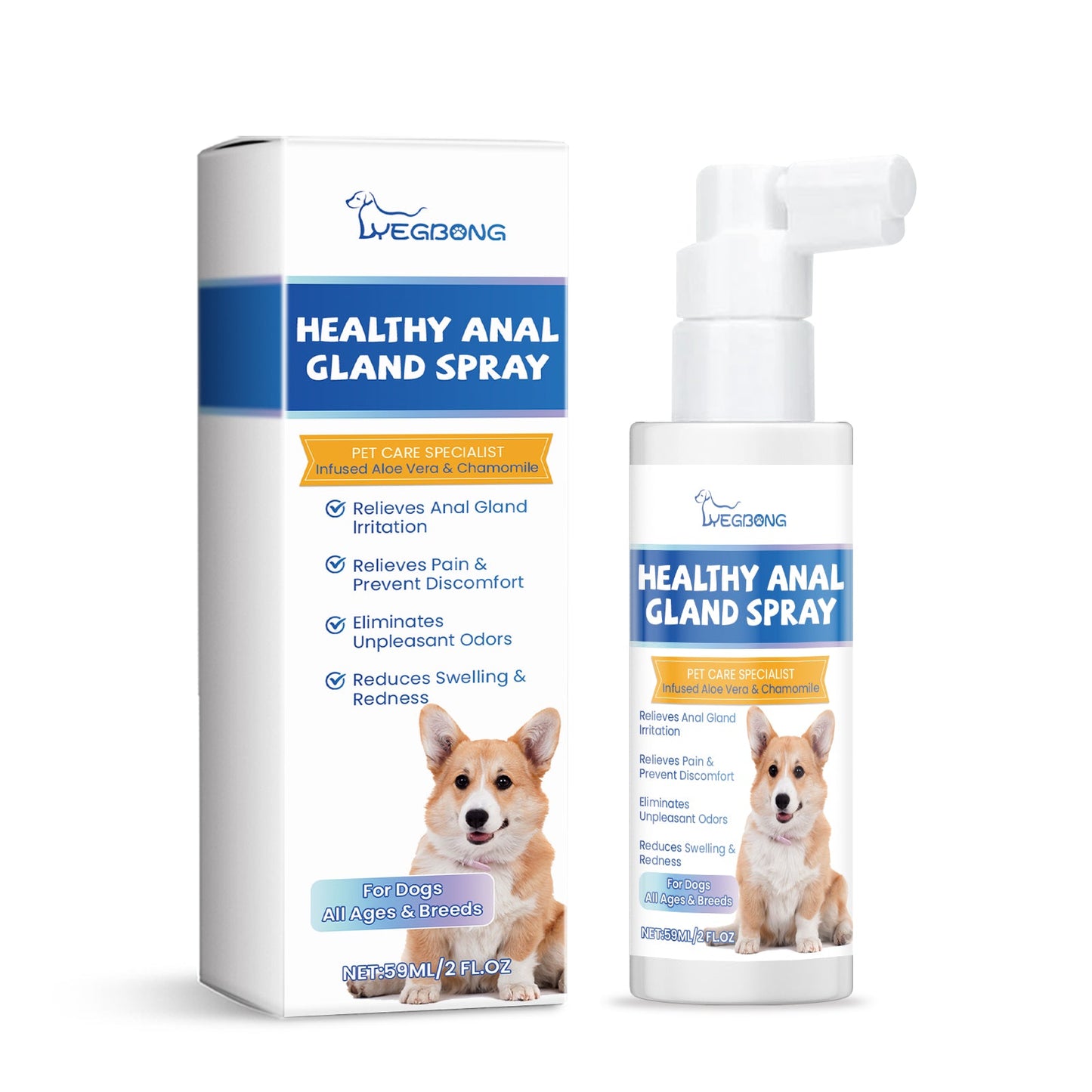 Premium Dog Anal Gland Odor Removal Spray