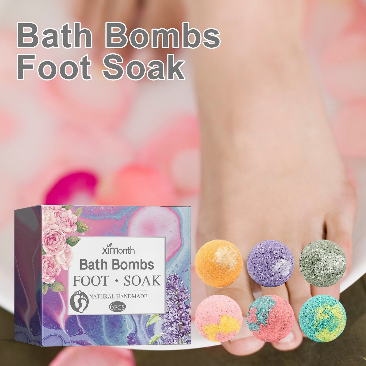 Moisturizing Foot Bath Ball for Soft, Smooth Feet