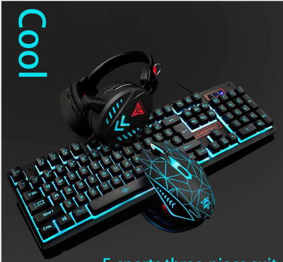 VX7 Waterproof LED Gaming Keyboard, Mouse & Headset Set