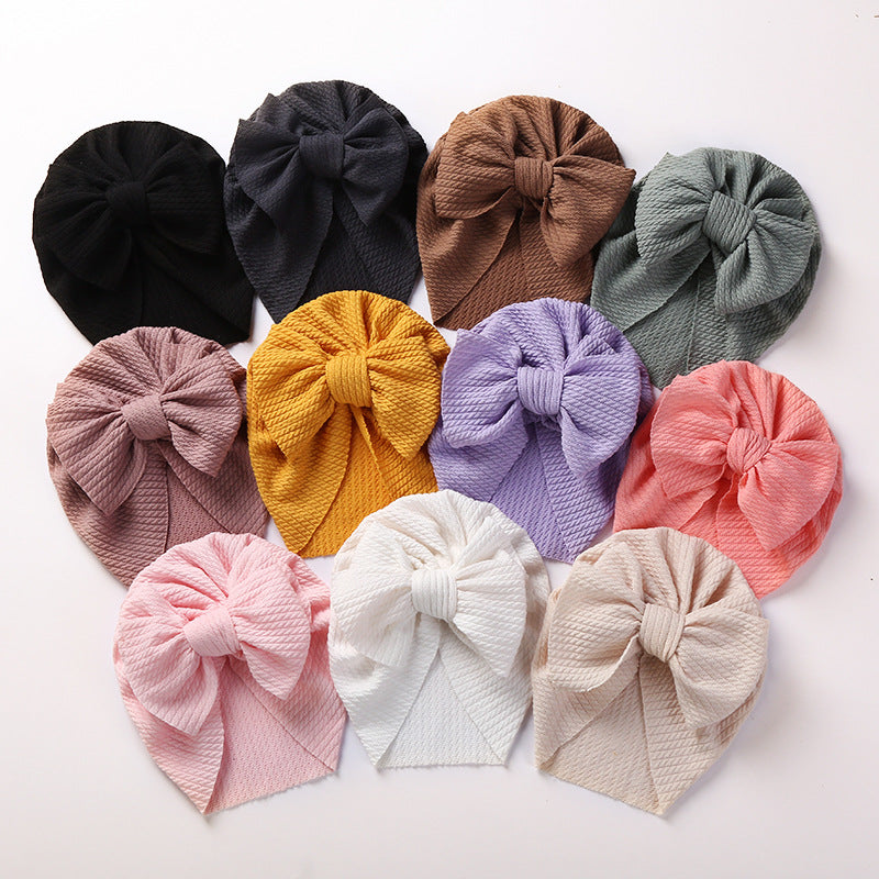 Chapeau pour bébé à double nœud Pit Strip - Bonnet chaud en pneu indien