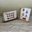 Double-Sided Acrylic Photo Frame with Leaf Carving