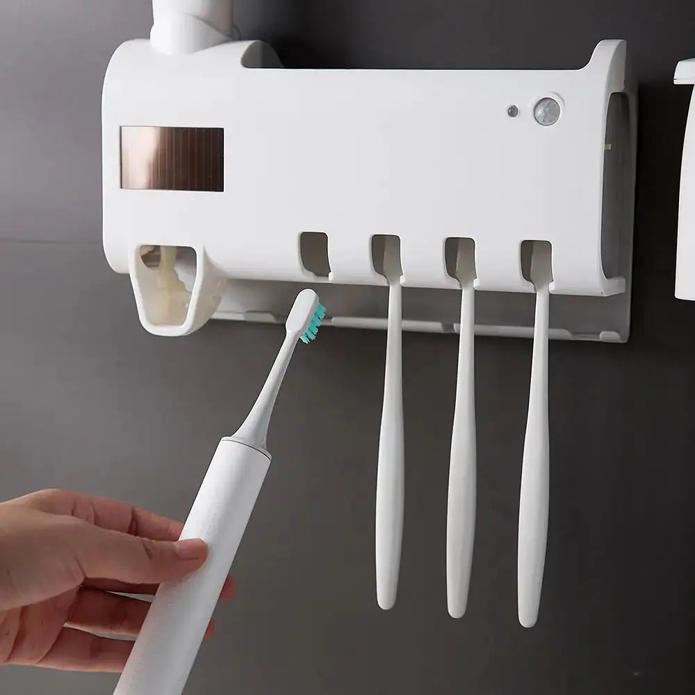 Support de brosse à dents élégant pour salles de bains organisées
