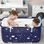 120CM Bathtubs Folding Bath Bucket Thicken Shower Barrel Adult IceTub Baby Swimming Pool Insulation Family Bathroom SPA Tub - Korvel