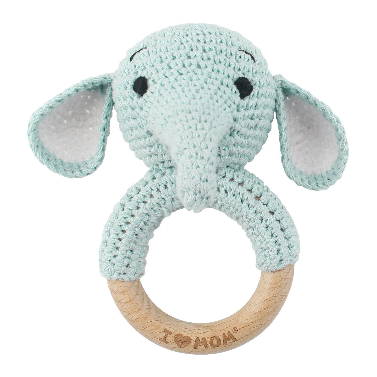 Carving Name Baby Soothing Bell Newborn Gift Bath Gift Knitted Cartoon Doll - Korvel