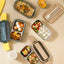 Microwave-heatable 316 stainless steel sealed single-layer compartment insulation lunch box lunch box bento box - Korvel