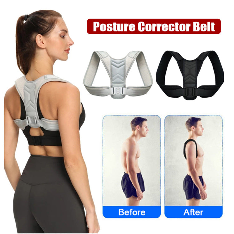 Back clavicle correction belt men's and women's anti-hunchback posture correction belt sitting posture corrector - Korvel