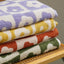 Plaid Series Towel Bath Towel Cherry Blossom Absorbent Facial Towel - Korvel