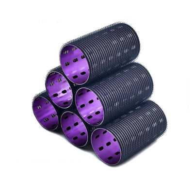 Extra-Long Aluminum Core Curling Barrels, 5x9cm Colorful Aluminum Heat-Conducting Curlers for Fluffy Bangs with USB Self-Adhesiv - Korvel