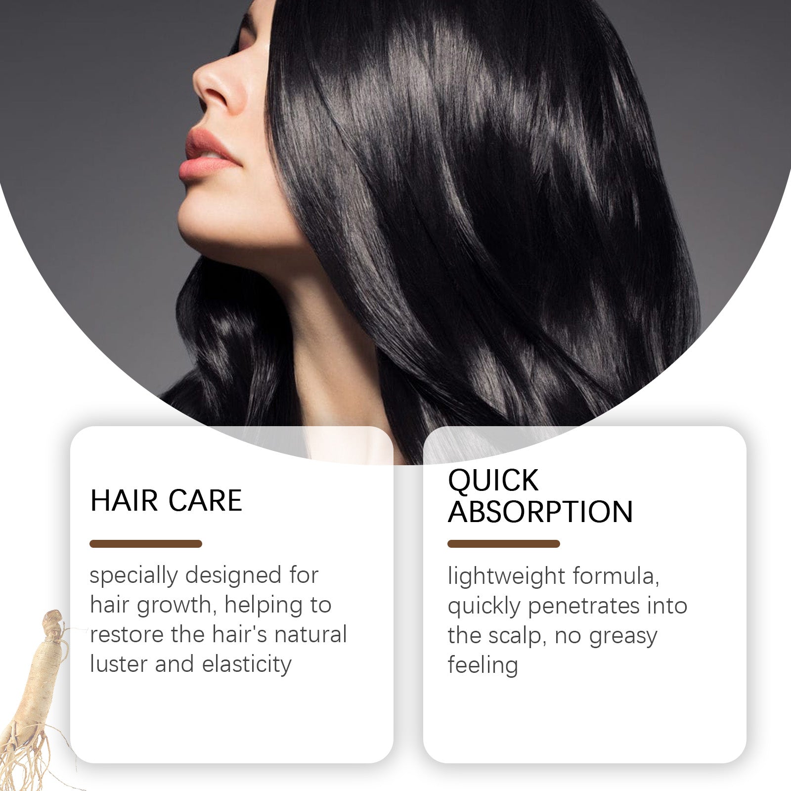 Hair Care Serum, Strengthens Hair And Nourishes Scalp Care Daily Massage Treatment Serum - Korvel