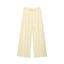 Elegant Solid Color Bubble Sleeve Blouse and Long Pants  Style Fashion Casual Loose Fit - Korvel